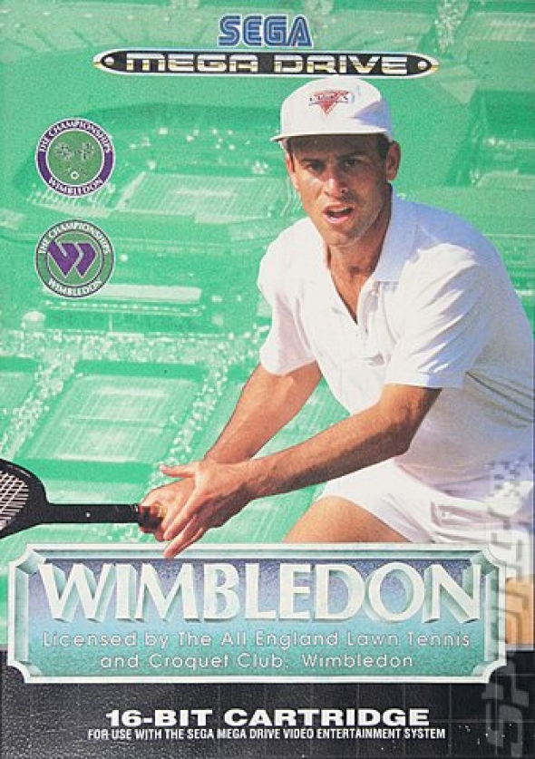 картридж (кассета) на SEGA (сега)  Wimbeldon  ( Теннис)
