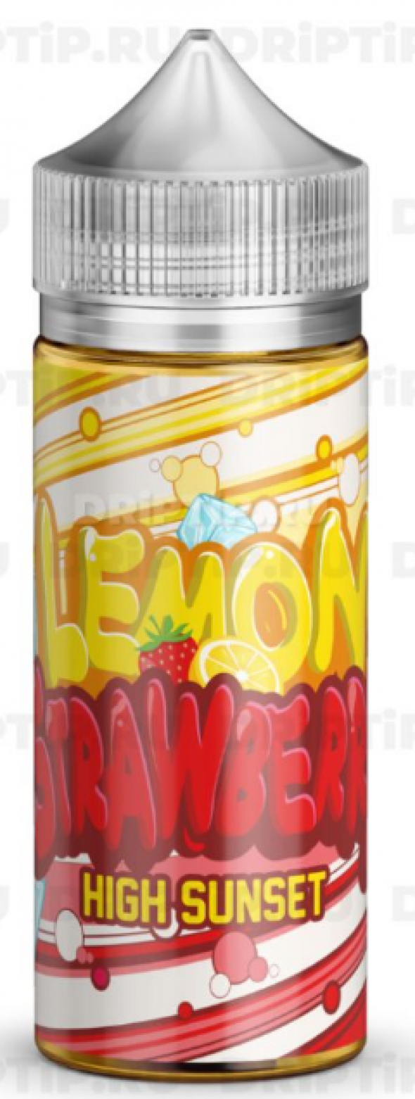 жидкость для электронных сигарет Indo Juice Ice 100 мл High Sunset - Клубника лимон холодок