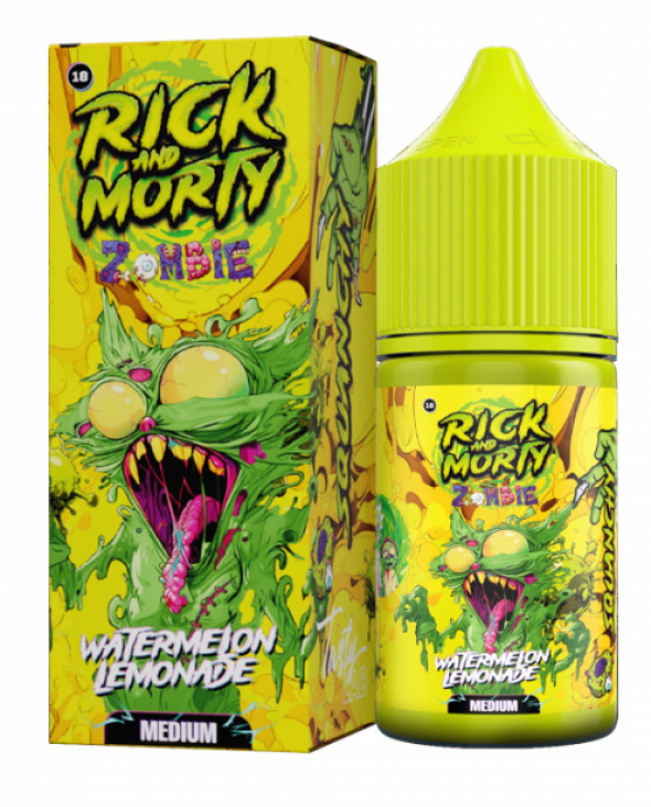 жидкость для электронных сигарет  Rick and Morty Salt Zombie Арбузный Лимонад 30мл 20 Medium