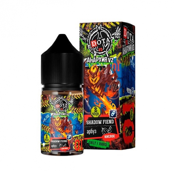 жидкость для электронных сигарет Dota&Анархия V2 - Shadow fiend (Кислый арбуз)  30ml 20 mg salt hard