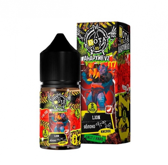 жидкость для электронных сигарет Dota&Анархия V2 - Lion (Кислое яблоко)   30ml 20 mg salt hard