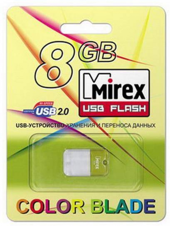 usb флешка 8gb Mirex ARTON GREEN (ecopack)
