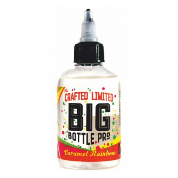 Жидкость для Электронных сигарет " Big bottle pro" Caramel rainbow  емкость 120 мл, никотин 3 мг