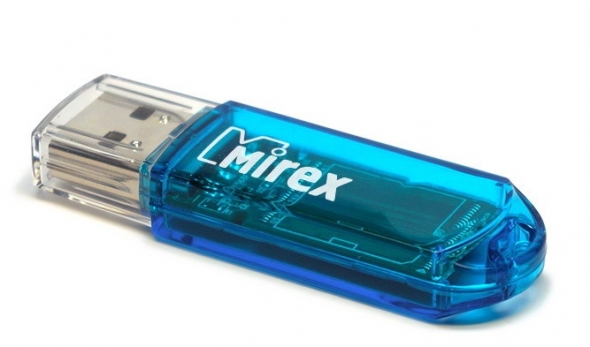 Флеш-накопитель USB 16 gb Mirex ELF синий (ecopack)