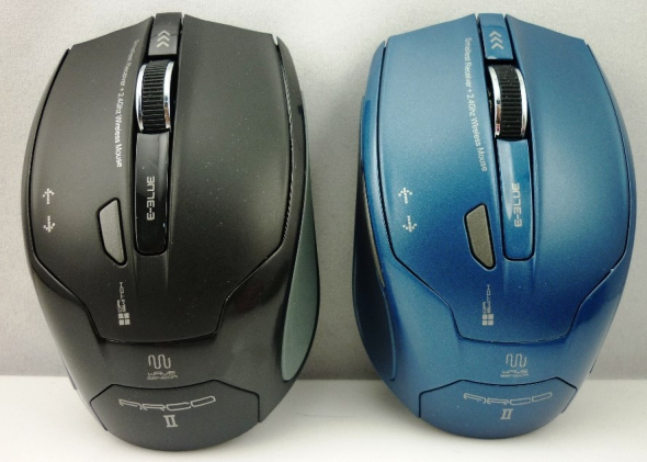 Мышь беспроводная E-BLUE Arco2, белая, USB. Сенсор. Разрешение: 800- 1480 dpi