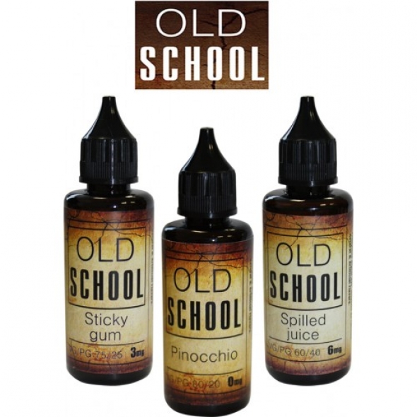 Жидкость для Электронных сигарет  "OLD School " (липкая резинка)  Емкость 50 мл, никотин 6 мг