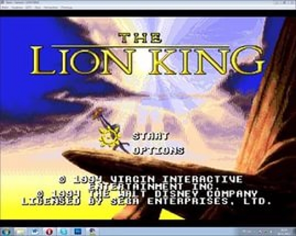 картридж (кассета) на SEGA (сега) Lion King 3 (король лев 3)