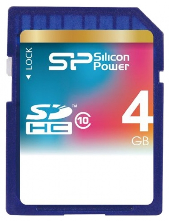 карта памяти  Silicon Power sdhc 4gb class 6