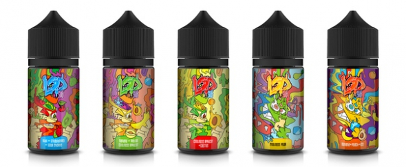 жидкость для электронных сигарет   LSD Salt Kiwi Strawberry Sour Cherry 30 мл