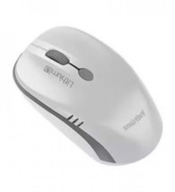 Мышь Smart Buy  ONE 344CAG, белая/серая, беспроводная