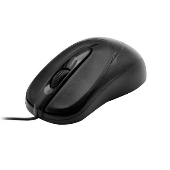 Мышь проводная OXION OMS002BK, чёрная