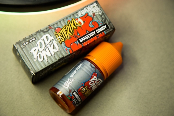 жидкость для электронных сигарет PODONKI х ISTERIKA ( подонки истерика ) Barberry Candy ( барбарисовые конфеты )30ml 20 mg salt hard