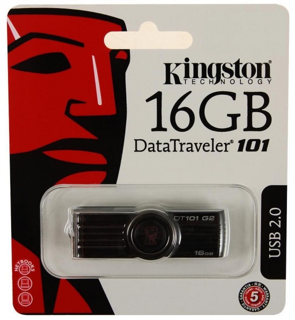 Флеш-накопитель USB 16 gb kingston 101-G2