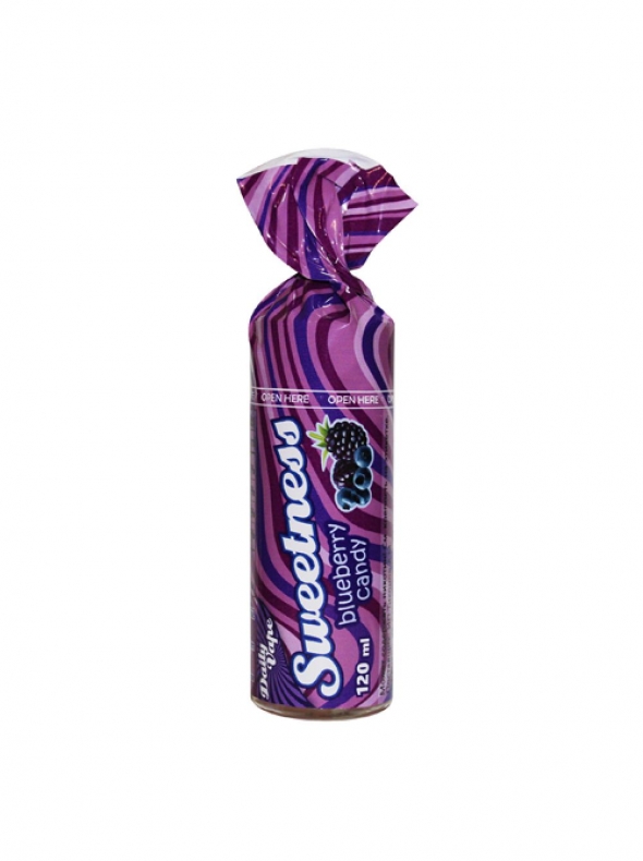 Жидкость для Электронных сигарет " sweetness" 120 мl. 3mg  blueberry candy
