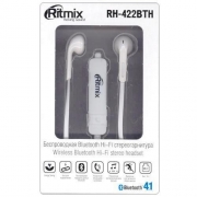 Гарнитура RITMIX RH-422BTH белая  Bluetooth