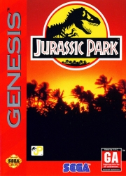 картридж (кассета) на SEGA (сега) Jurassic Park