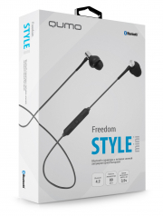 Гарнитура Qumo Freedom Style Mini BT-0011, темно-серый