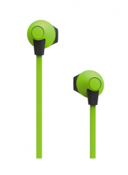 Наушники Smartbuy Boost, soft-touch, зеленые, внутриканальные