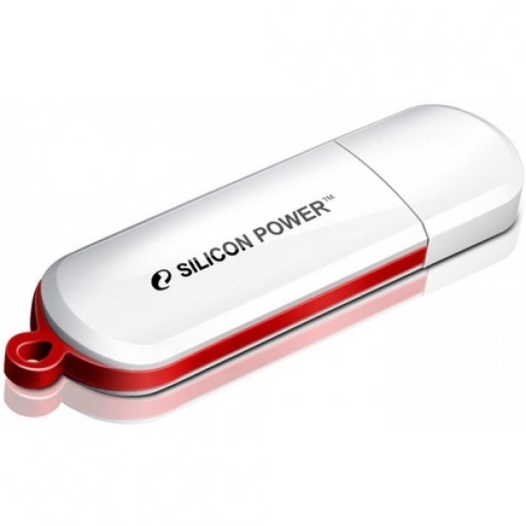 Флеш-накопитель USB 16 gb Silicon Power LuxMini 320 белый