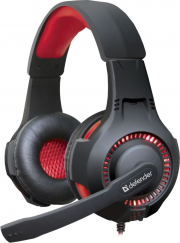 Гарнитура DEFENDER Warhead G-450 красный/черный