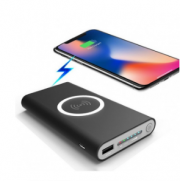 БЕСПРОВОДНОЙ QI POWERBANK WIRELESS 20000 МАЧ С ФУНКЦИЕЙ БЕСПРОВОДНОЙ СОБСТВЕННОЙ ЗАРЯДКИ ВНЕШНЕЕ ЗАРЯДНОЕ УСТРОЙСТВО (ЧЕРНЫЙ)