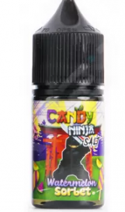 Жидкость для электронных сигарет Candy Ninja, Watermelon Sorbet SALT 30 мл. 36 мг