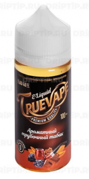 жидкость для электронных сигарет True Vape 100 мл xxx Ароматный трубочный табак - Табак чернослив шоколад