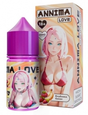 жидкость для электронных сигарет  ANNIMA LOVE (аннима лав)  20мг EXTRA HARD   (КЛУБНИКА БАНАН)