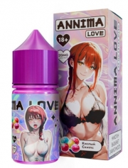 жидкость для электронных сигарет ANNIMA LOVE  (аннима лав) 20мг EXTRA HARD  крепости (КИСЛЫЙ СКИТОЛС )