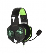 Игровые наушники SMARTBUY Rush Taipan SBHG-3100 черный/зеленый