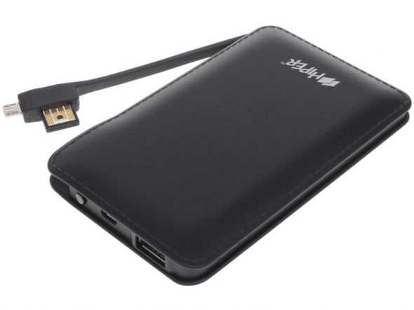 Зарядное Устройство  Hiper SPS6500 Li-Pol, 6500mAh, 2,1А, черный